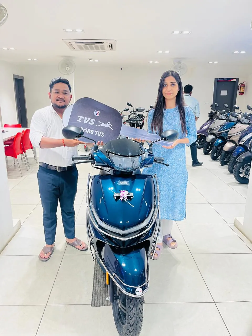 Another happy TVS Jupiter rider